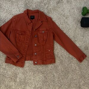 Burnt Orange Denim Jacket